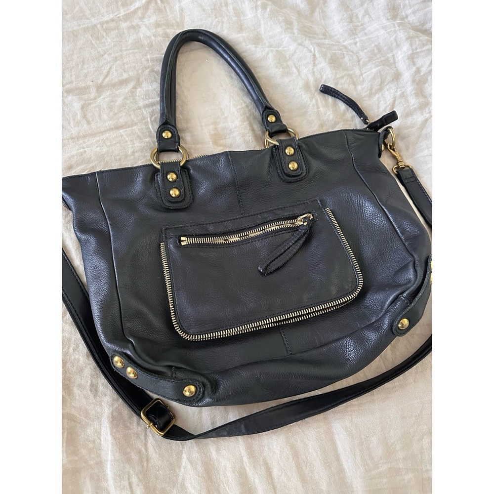 Linea Pelle Women’s Black Leather Handbag
